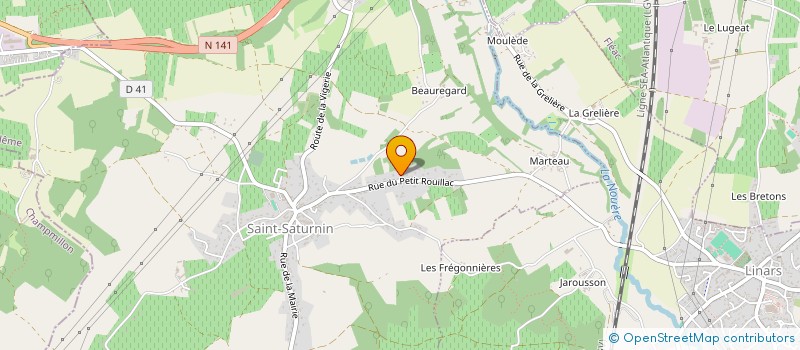 localisation de l'entreprise SCI ROULIN J.C.A.G à SAINT-SATURNIN