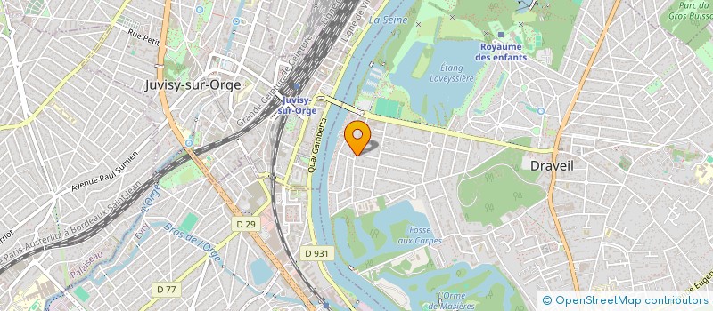 localisation de l'entreprise SCI ROULIO à DRAVEIL