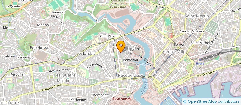 localisation de l'entreprise SCI ROULLAND PONCET  BREST