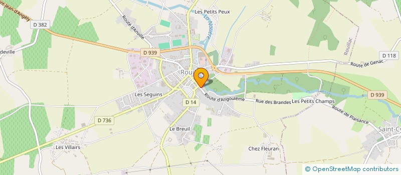 localisation de l'entreprise SCI ROULLE DINE à ROUILLAC