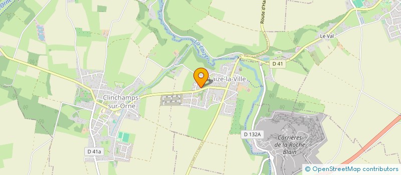 localisation de l'entreprise SCI ROULLEAU J  LAIZE-CLINCHAMPS