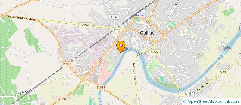 localisation de l'entreprise SCI ROULLET à GAILLAC