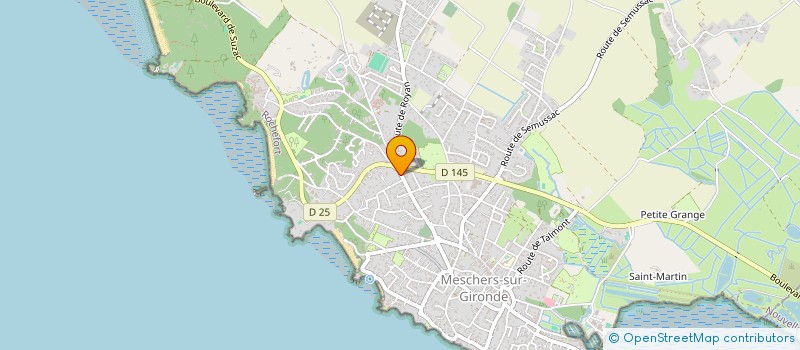 localisation de l'entreprise SCI ROULLIN  MESCHERS-SUR-GIRONDE