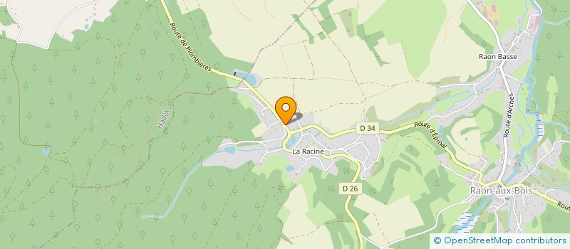 localisation de l'entreprise SCI ROULON - ROUSSELOT  UZEMAIN