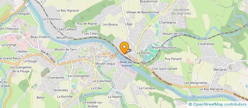 localisation de l'entreprise SCI ROUMAIX à AIXE-SUR-VIENNE