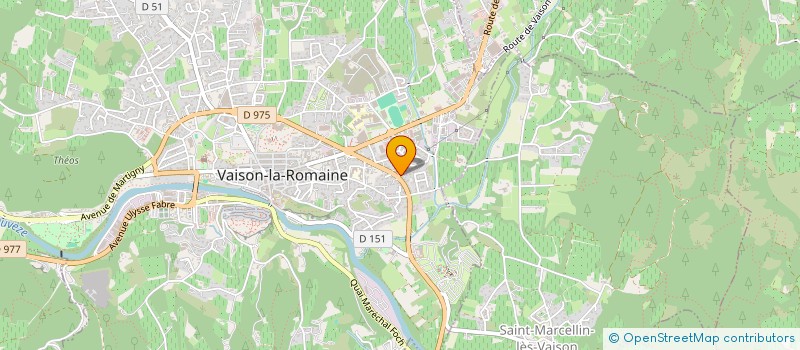 localisation de l'entreprise SCI ROUMANILLE  VAISON-LA-ROMAINE