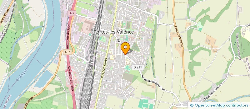 localisation de l'entreprise SCI ROUMEJON  PORTES-LES-VALENCE