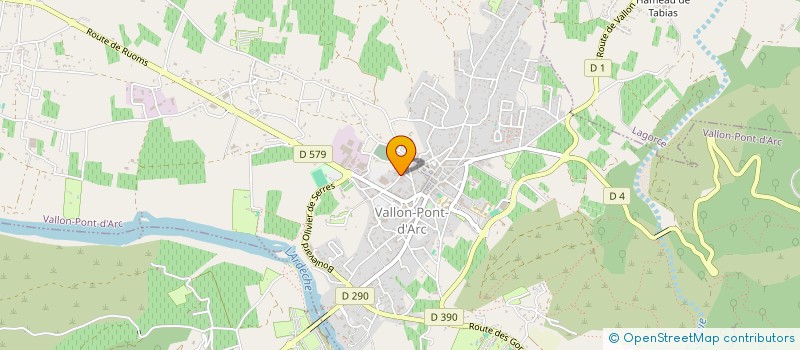 localisation de l'entreprise SCI ROUMEJON à VALLON-PONT-D'ARC