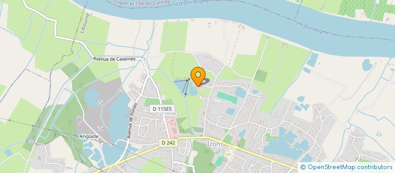 localisation de l'entreprise SCI ROUMETTE  IZON