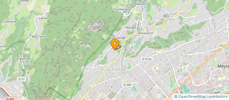 localisation de l'entreprise SCI ROUMI  LA TRONCHE