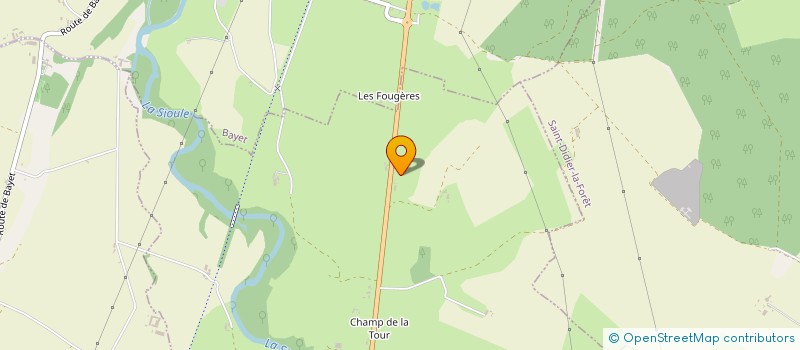 localisation de l'entreprise SCI ROUMIER  BROUT-VERNET