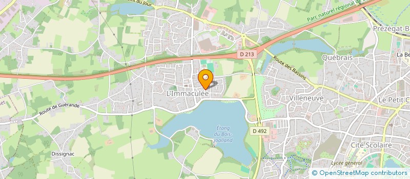 localisation de l'entreprise SCI ROUMILHAC  SAINT-NAZAIRE