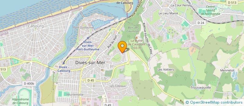 localisation de l'entreprise SCI ROUNY à DIVES-SUR-MER