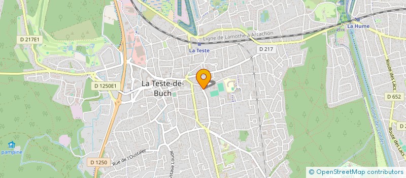 localisation de l'entreprise SCI ROUQUETTE PERRIN à LA TESTE-DE-BUCH