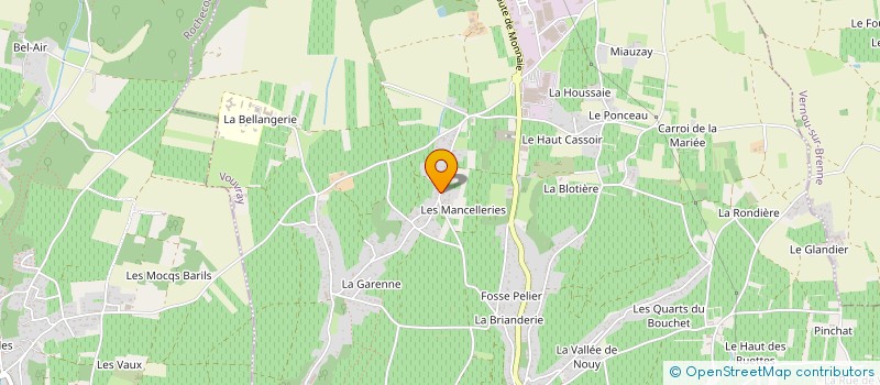 localisation de l'entreprise SCI ROUSAU à VOUVRAY