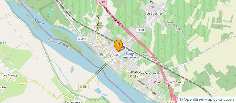 localisation de l'entreprise SCI ROUSSEAU à POUILLY-SUR-LOIRE