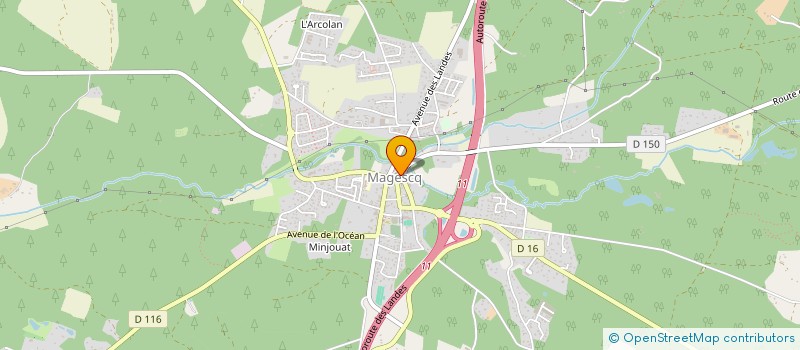 localisation de l'entreprise SCI ROUSSEAU 40  SOUSTONS