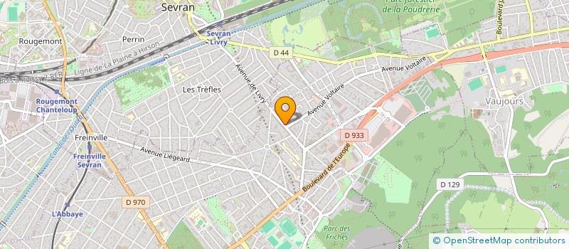 localisation de l'entreprise SCI ROUSSEAU à LIVRY-GARGAN