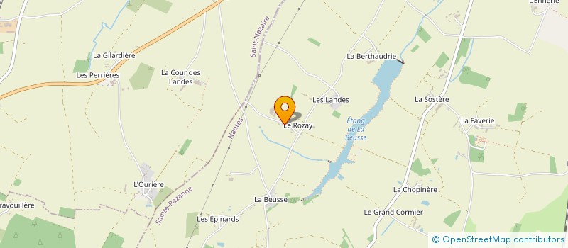 localisation de l'entreprise SCI ROUSSEAU  SAINTE-PAZANNE