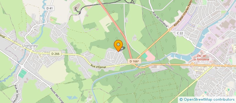 localisation de l'entreprise SCI ROUSSEAU  UXEGNEY