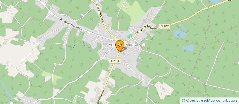 localisation de l'entreprise SCI ROUSSEAU-LABONTE  VENDAYS-MONTALIVET