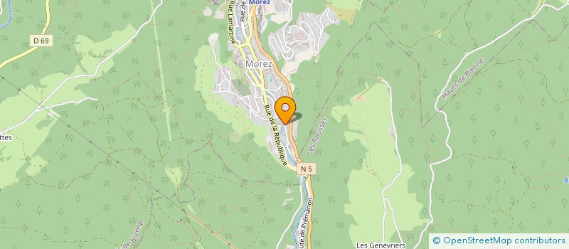 localisation de l'entreprise SCI ROUSSEAU LUGAND à HAUTS DE BIENNE
