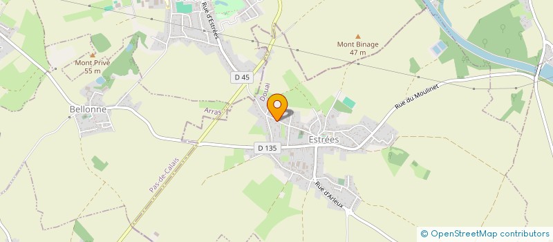 localisation de l'entreprise SCI ROUSSEAU RICHARD  ESTREES