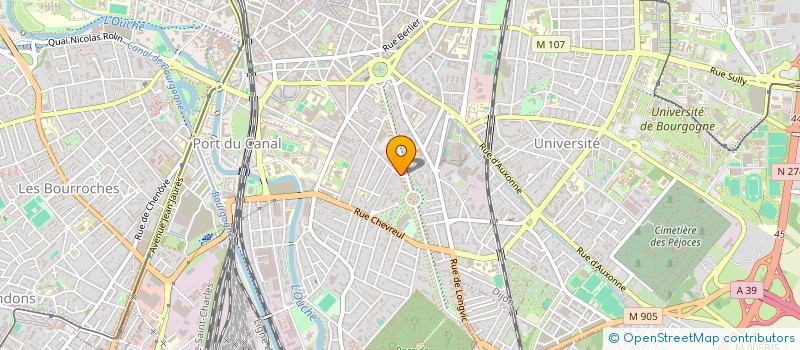 localisation de l'entreprise SCI ROUSSEAUX VENETIE II à DIJON