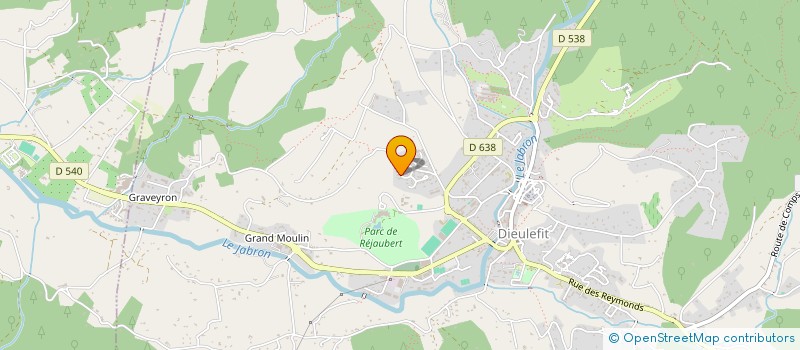 localisation de l'entreprise SCI ROUSSEL  DIEULEFIT