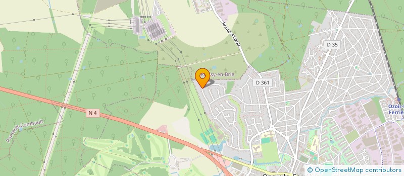 localisation de l'entreprise SCI ROUSSEL à OZOIR-LA-FERRIERE