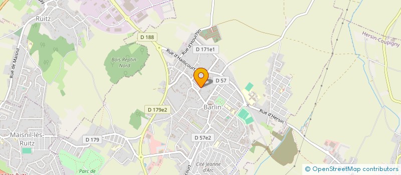 localisation de l'entreprise SCI ROUSSEL à BARLIN