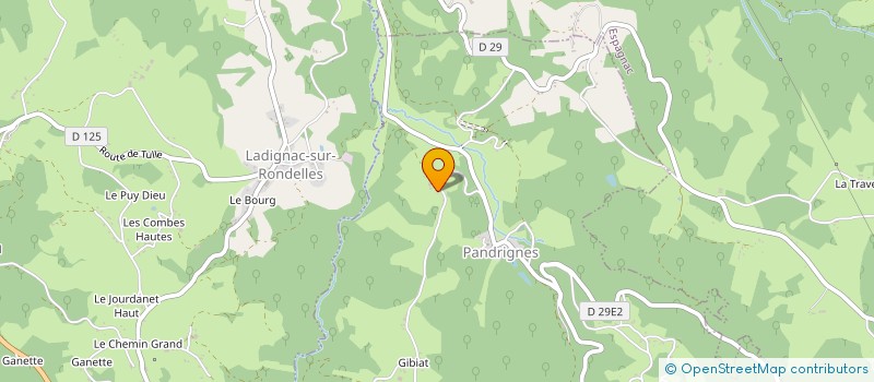 localisation de l'entreprise SCI ROUSSEL  PANDRIGNES