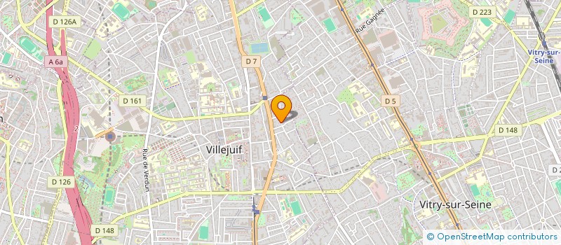 localisation de l'entreprise SCI ROUSSEL à VILLEJUIF
