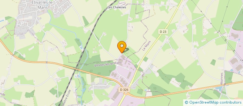 localisation de l'entreprise SCI ROUSSEL  ETIVAL LES LE MANS