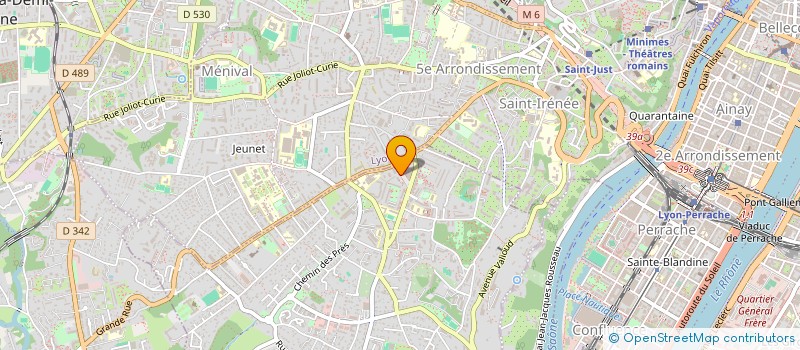 localisation de l'entreprise SCI ROUSSET  SAINTE FOY LES LYON