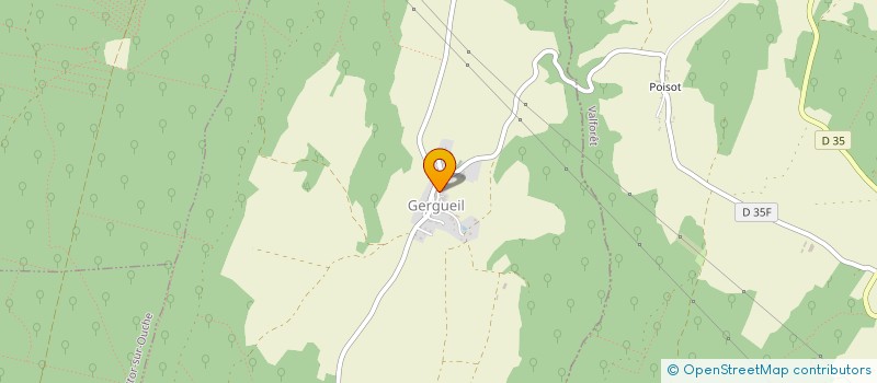 localisation de l'entreprise SCI ROUSSEY  GERGUEIL