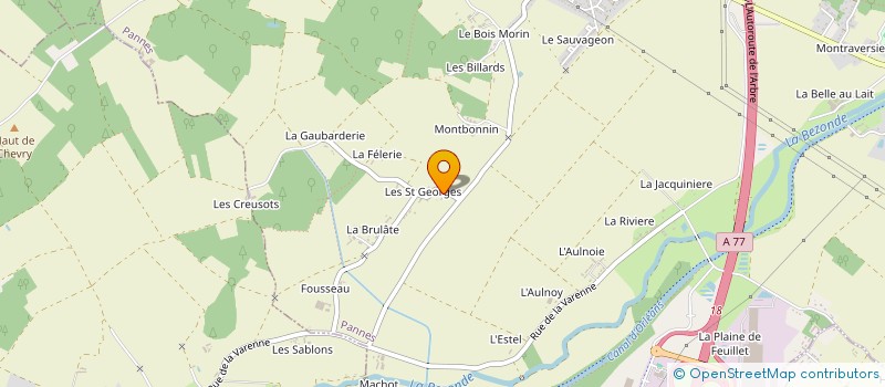 localisation de l'entreprise SCI ROUSSIAL ROUSIAL à PANNES