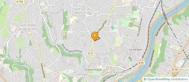 localisation de l'entreprise SCI ROUSSIERE III  SAINT-CYR-AU-MONT-D'OR