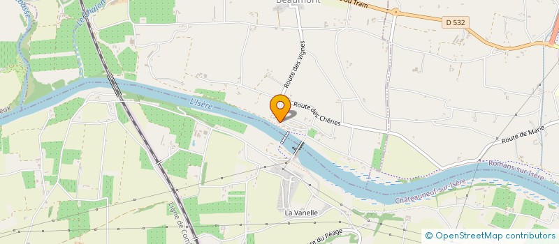 localisation de l'entreprise SCI ROUSSILLON  GRANGES-LES-BEAUMONT