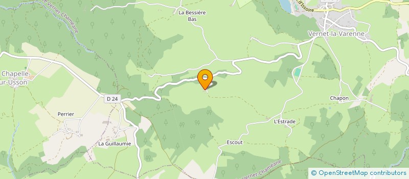 localisation de l'entreprise SCI ROUSSON 1  LE VERNET-CHAMEANE