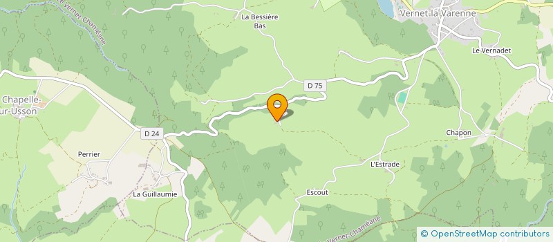 localisation de l'entreprise SCI ROUSSON 2  LE VERNET-CHAMEANE