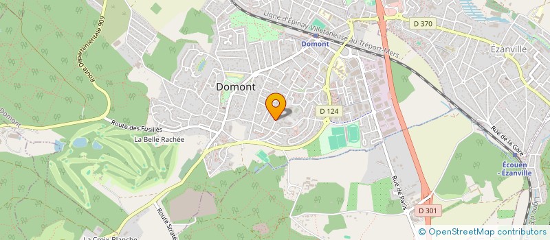 localisation de l'entreprise SCI ROUTE 64  DOMONT