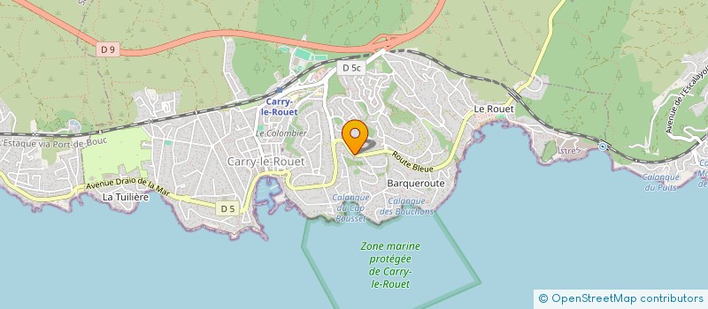 localisation de l'entreprise SCI ROUTE BLEUE 80  CARRY-LE-ROUET