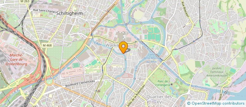 localisation de l'entreprise SCI ROUTE D OBER 121  STRASBOURG