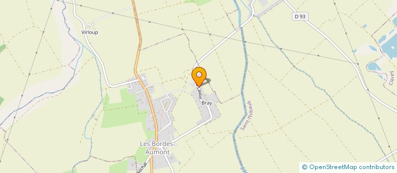 localisation de l'entreprise SCI ROUTE DE BRAGELOGNE  LES BORDES-AUMONT