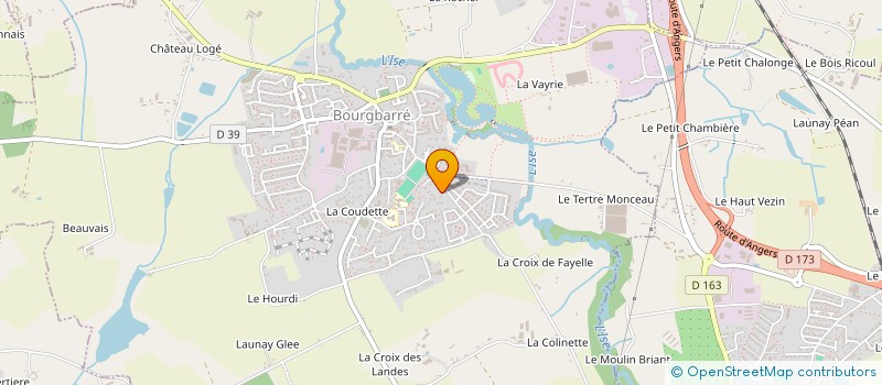 localisation de l'entreprise SCI ROUTE DE BRIANT  BOURGBARRE