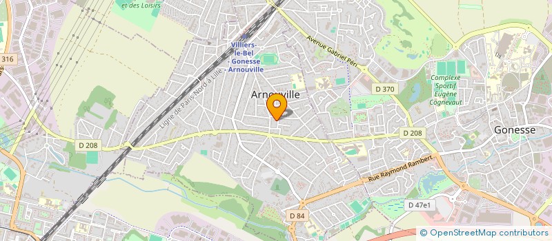 localisation de l'entreprise SCI ROUTE DE DIEPPE  GONESSE