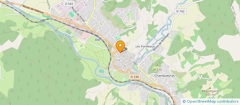 localisation de l'entreprise SCI ROUTE DE GAP à DIE