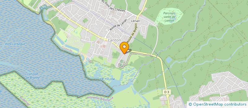 localisation de l'entreprise SCI ROUTE DE L'EGLISE  LANTON