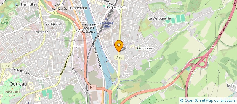 localisation de l'entreprise SCI ROUTE DE PARIS  SAINT-MARTIN-BOULOGNE